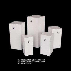 Mesa Quadrada Metal Branco