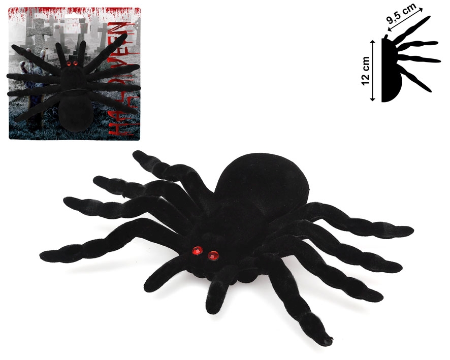 C39871 Aranha preta 20cm