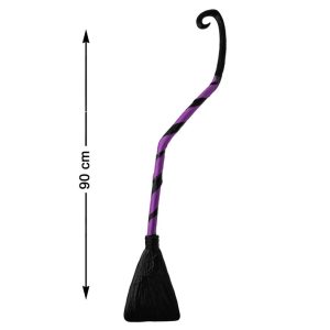 Vassoura Plastico Roxa 90cm