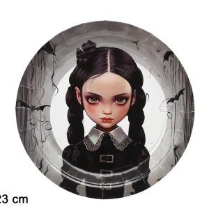Pratos Papel Menina Morta 23cm pack 6
