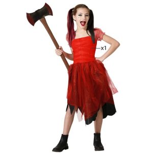 Fato menina Arlequim Vermelha 7/9