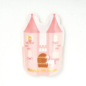 Pratos Papel Castelo Princesa