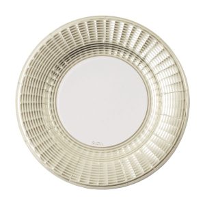 Pratos Papel Champanhe Elegance 27cm