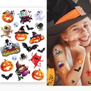 Tatuagem Halloween Divertidos Cor Sortida