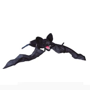 Morcego Preto asas abertas luz e movimento