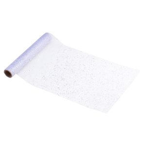 Corredor Mesa Prateado Lantejoulas