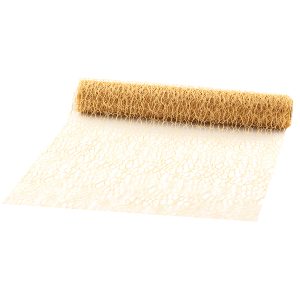 Corredor Mesa Organza Dourada