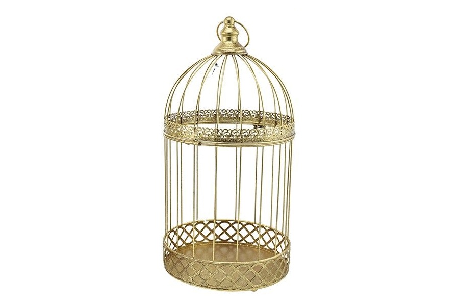 L55086_1 Gaiola Metal Dourada 50cm