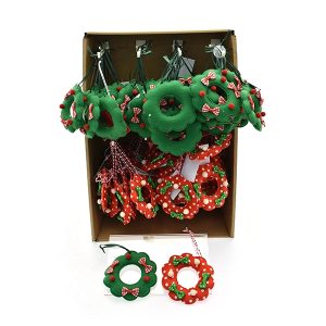 Coroa Natal Vermelha e Verde 11cm