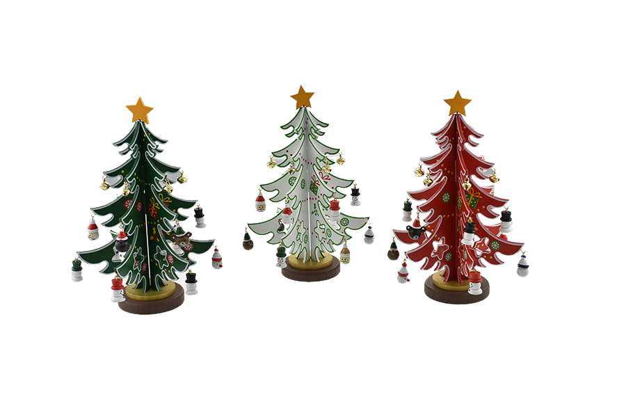 L47344 Pinheiro de Natal madeira 22.5cm