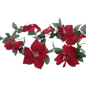 Grinalda Flor Natal Poisentea 190cm