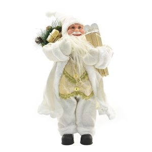 Pai Natal Champanhe com Skis 100cm