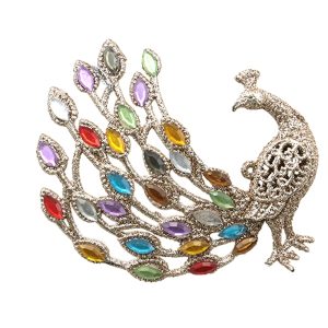 Pavão Champanhe 12cm