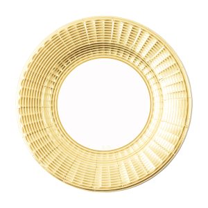 Pratos Papel Dourado Elegance 27cm