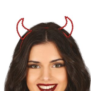 Bandolete Demónio Pedras Preciosas Vermelhas