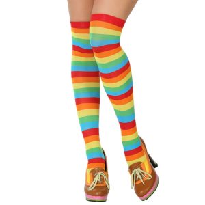 Collants Riscas Multicolor Adulto