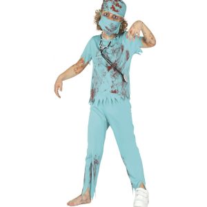 Fato Cirurgião Zombie menino Tamanho 10/12