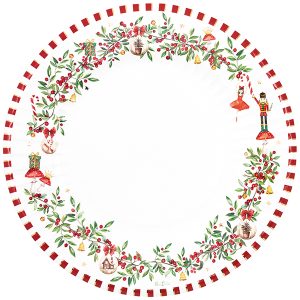 Pratos Papel Christmas Vintage 33cm