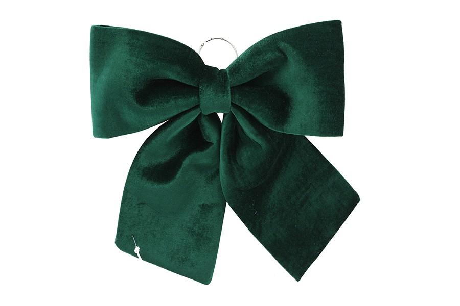 L62787 Laço cor Verde Veludo 80cm