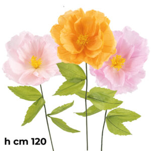 Flor papel efeito gradiente 120 Pastel