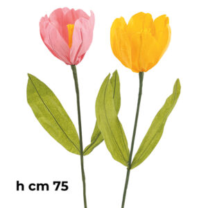 Flor papel Tulipa 75