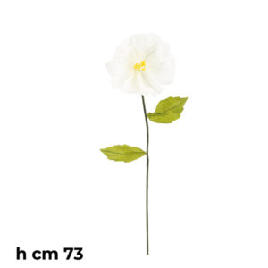 Flor papel Marfil 73