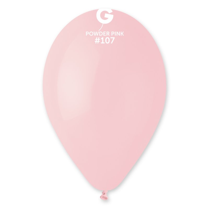 BGE07111 Balão Latex cor Rosa Powder 12