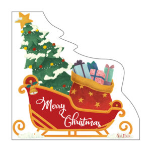 Guardanapos Papel Quadrado Treno Natal