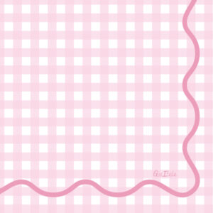 Guardanapos Quadrados Papel 3F PicNic Rosa