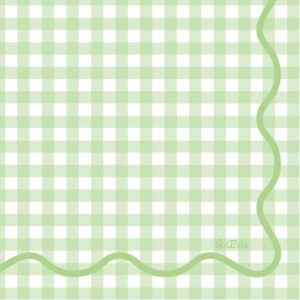 Guardanapos Quadrados Papel 3F PicNic Verde Claro