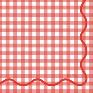 Guardanapos Quadrados Papel 3F PicNic Vermelho