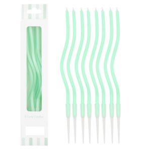 Vela Ondulada Verde Menta