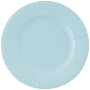 Pratos Papel AZUL PASTEL 33cm