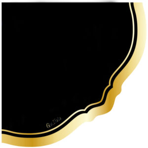 Guardanapos Papel Dourado e Preto