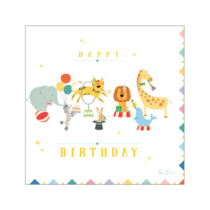 Guardanapos Papel Circus Happy Birthday