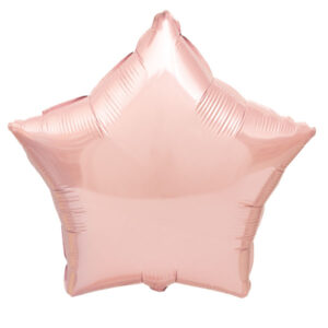 Balão Foil Estrela cor Rosa Claro 19