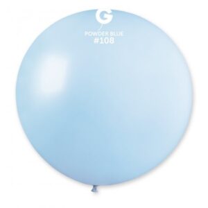 Balão Latex cor Azul Powder 31