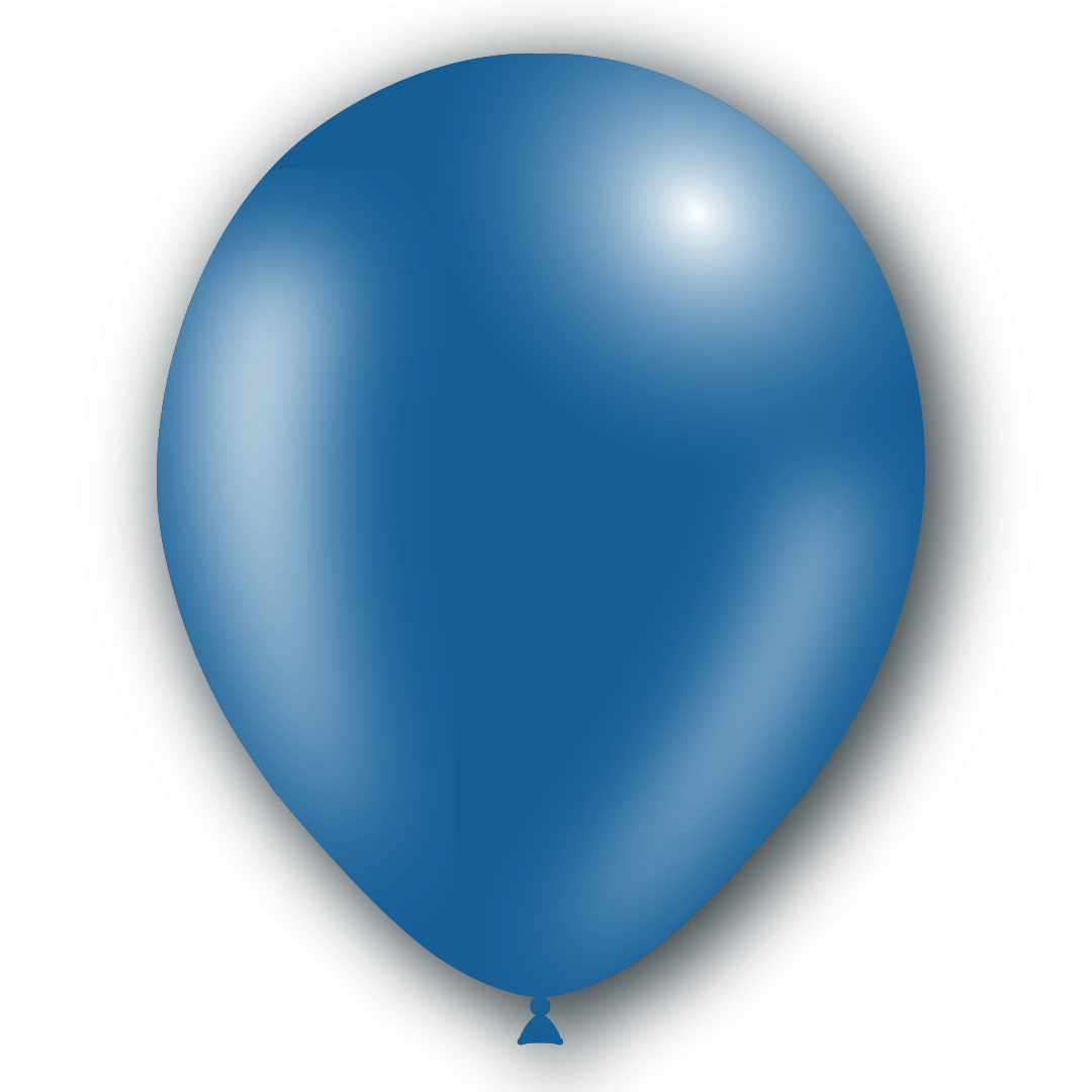 BHG112P50 Balão Latex cor AZUL OCEANO 12