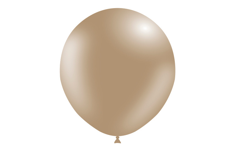 BHG118P51 Balão Latex CARAMELO TOFFEE 18 10un