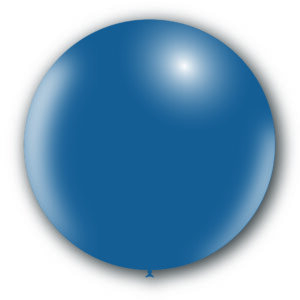 Balão Latex AZUL OCEANO 23