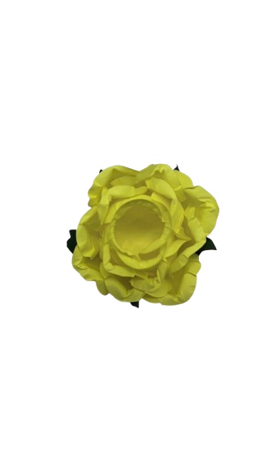 B300.30_1 Forma Papel Flôr Amarelo Neon