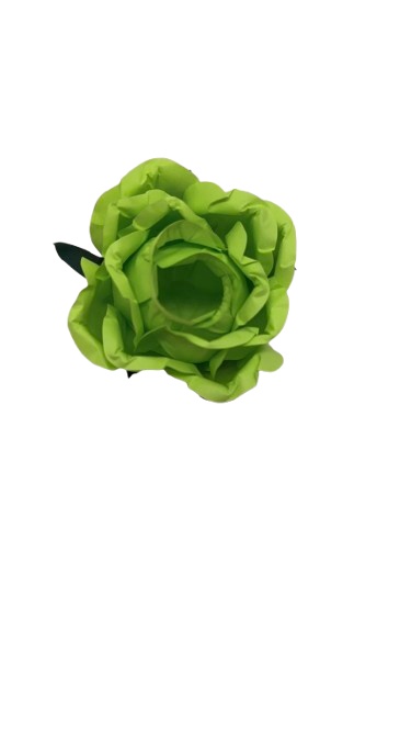 B300.32_1 Forma Papel Flôr Verde Neon