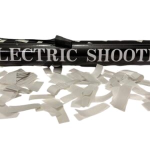 Lança Confetis Branco 80cm Elétrico