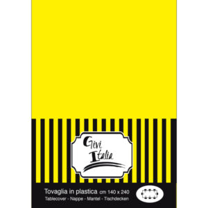 Toalha em Plástico cor Amarelo