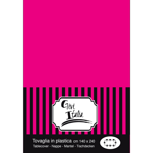 B621.89 Toalha em Plástico cor Rosa Fucsia