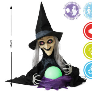 Bruxa Vidente com Bola 75cm